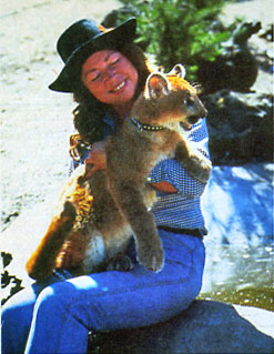 
Jeanne Milewski cares for a variety of animals at the American Wildlife Rescue Service.
